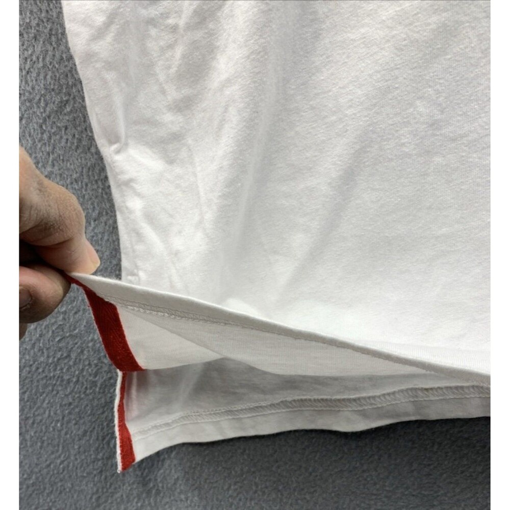 Hudson Outerwear Mens Designer Shirt Gem Stones Ferrai White Short Sleeve Sz 4X - Picture 9 of 14